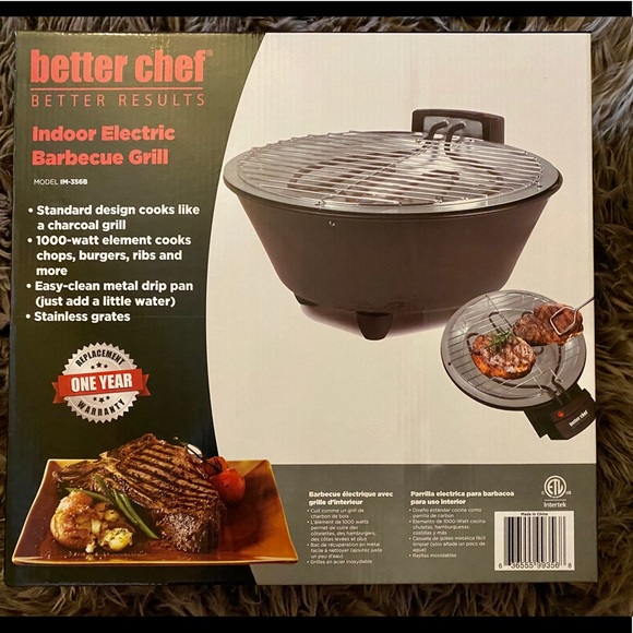 Better Chef Kitchen New Better Chef Indoor Electric Bbq Grill